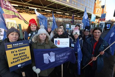 Hundreds of appointments hit as nurses take to picket lines in Northern Ireland