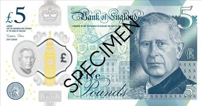 First picture of King Charles III £5, £10, £20 and £50 bank notes released