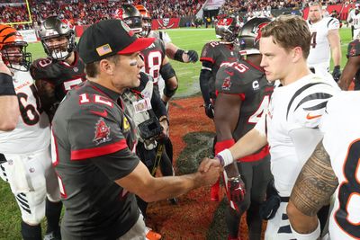 The Joe Burrow-Tom Brady postgame handshake falls under the microscope