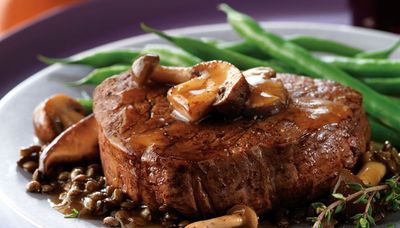 Menu planner: Invite friends over for filet mignon with herb-butter sauce and mushrooms