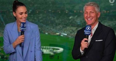 Bastian Schweinsteiger reminded he has wife after asking TV presenter about holiday