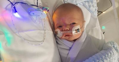 Tiny Dumbarton tot to spend Christmas recovering at Great Ormond Street Hospital