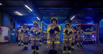 Dublin firefighters transform into the 'Daft Funk Brigade' as they dance to raise funds for blind kids' school