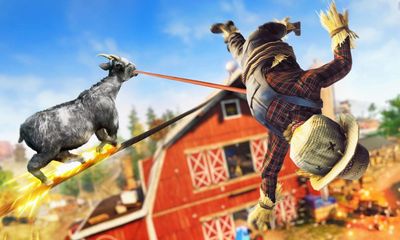 Goat Simulator 3 review – a deranged, self-destructive caprine bender