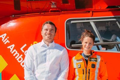 Trainee doctor says London Air Ambulance gave him ‘second chance’ at life