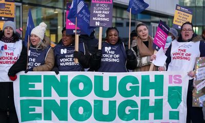 Nurses’ action is part of UK’s biggest wave of strikes in a generation