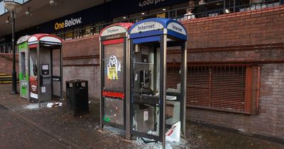 Teens smash up phone boxes and bus stops in Christmas rampage