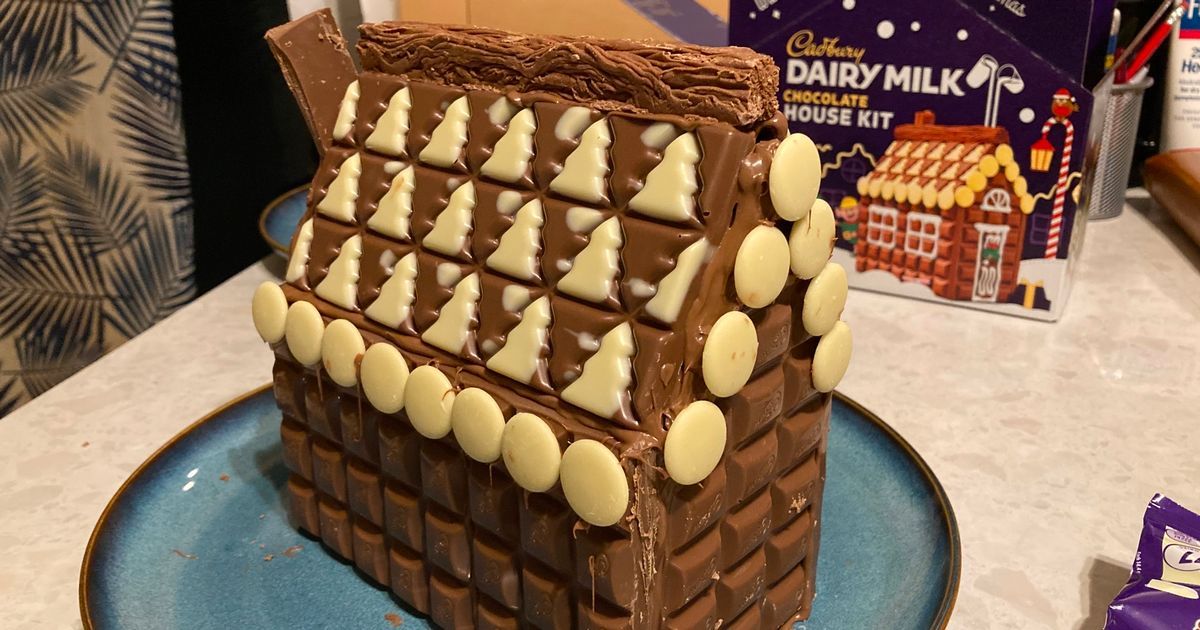 We made the Cadbury Dairy Milk Chocolate House and…