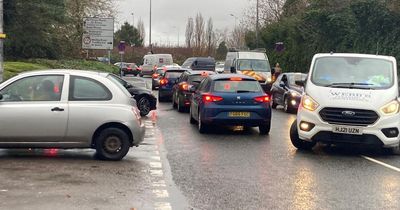 Sainsbury's Christmas shoppers stuck in hour-long queue to leave car park at Castle Court