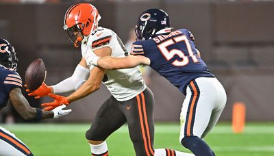 Bears rookie LB Jack Sanborn out for season with ankle injury
