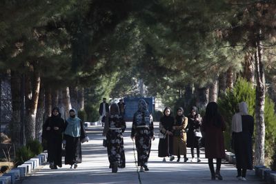 Taliban says women banned from universities in Afghanistan