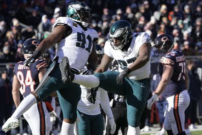 The Eagles defense is so dominant they’re betting each other on who gets the first sack each game