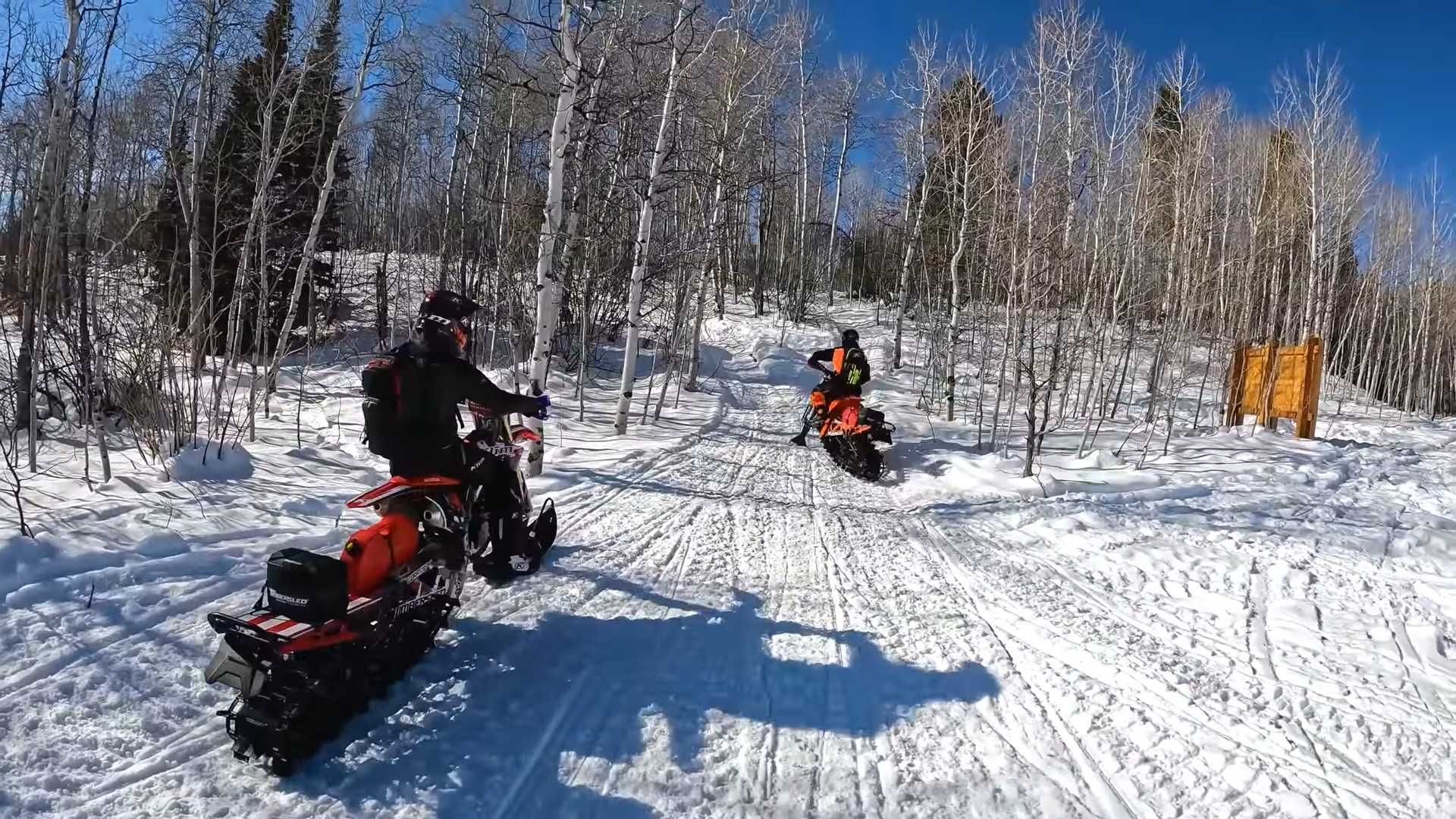 Watch A Pair Of Pro Hard Enduro Riders Try Snowbikes…