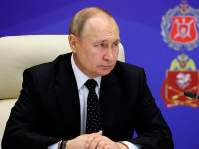 Putin ‘trying to deflect responsibility for military failure’, says UK