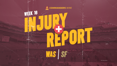 First injury report for Commanders vs. 49ers, Week 16
