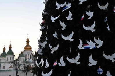 Christmas in Ukraine: doves, military deliveries and a change of date amid the darkest December yet