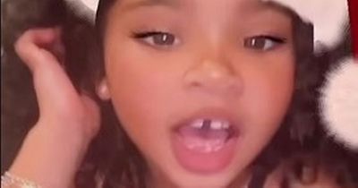 Khloe Kardashian says that four-year-old daughter True has lost her first tooth