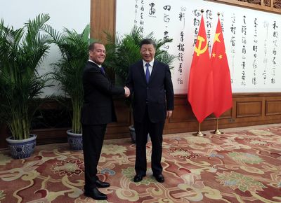 Russia's Medvedev meets China's Xi in Beijing, says Ukraine conflict discussed