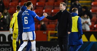 Michael Beale makes Rangers changes confession for Ross County as Connor Goldson return praised