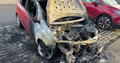 Two cars torched in Scots village firebomb attack as cops hunt blaze thugs