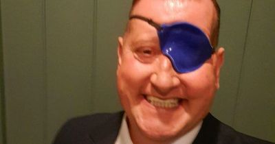 Dad-of-four who lost an eye and a quarter of his face due to rare cancer defies doctors' expectations