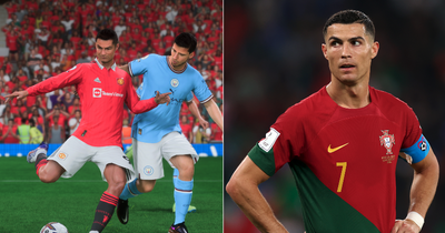 Cristiano Ronaldo suffers fresh blow with FIFA 23 downgrade as he's removed from Manchester United squad