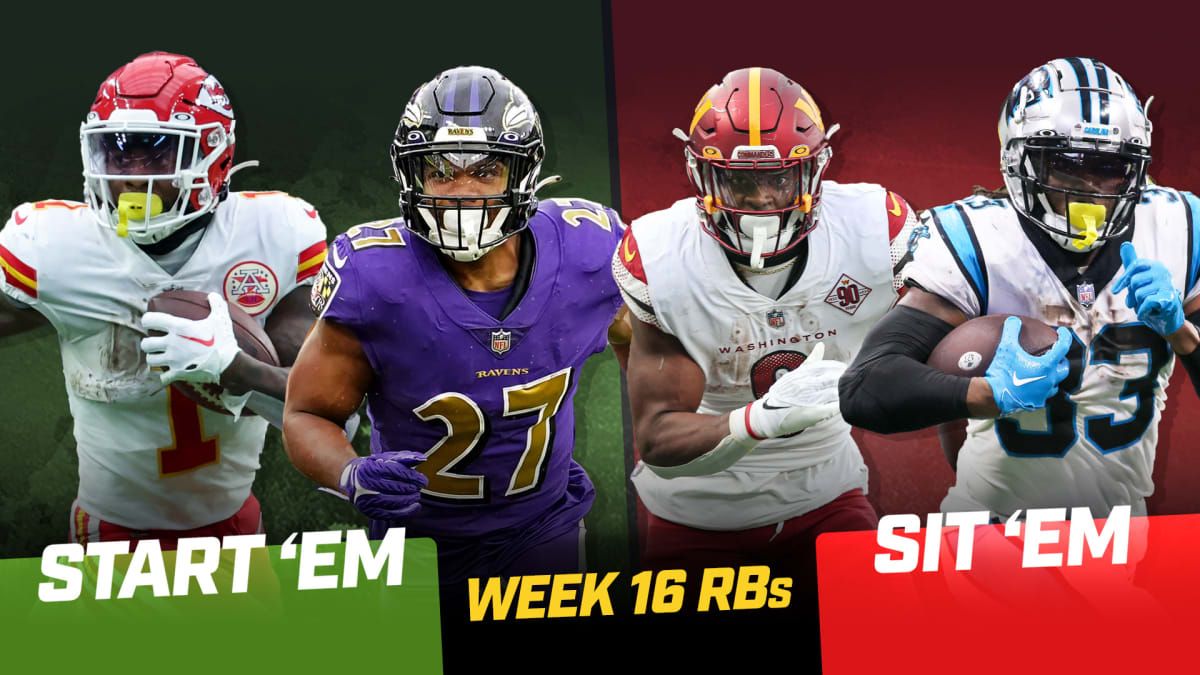 Week 16: Start 'Em, Sit 'Em Running Backs