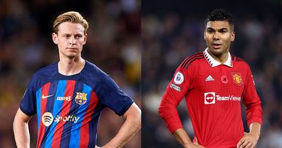 Manchester United sent warning over Frenkie de Jong because of Casemiro