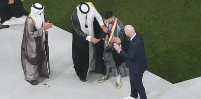 Lionel Messi's black cloak: a brief history of the bisht, given to the superstar after his World Cup triumph