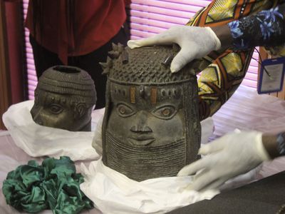 Germany returns looted artifacts to Nigeria to rectify a 'dark colonial history'