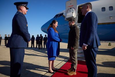 Ukraine's Zelenskiy arrives in United States ­-U.S. official