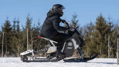 Daymak Combat E-Bike Is Electric Motorbike And Snowmobile In One