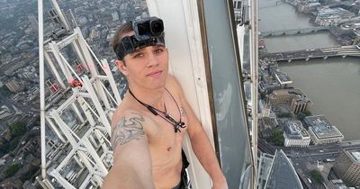 Climber scaled the Shard before telling arresting officers he would 'come down in two minutes after taking a selfie'
