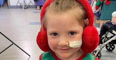 Family's hope that brave Shiremoor four-year-old battling cancer will be home for Christmas