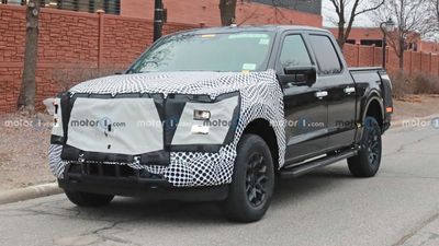 2024 Ford F-150 Facelift Spied In Crew Cab Lariat Trim