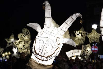 In Pictures: Lanterns light way on winter solstice