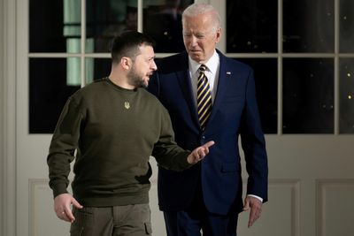 Biden tells Zelensky at White House: 'You will never stand alone'