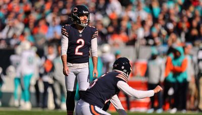 Struggling on PATs, Bears K Cairo Santos moves the spot of the ball