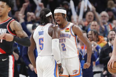 Player grades: Thunder win second straight vs. Trail Blazers in 101-98 victory