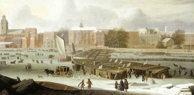 Today's winter wonderlands have roots in Jacobean and Georgian frost fairs