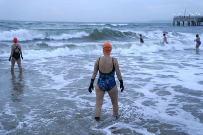 What actually happens to your body during a festive cold water swim?