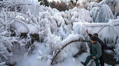 Kashmir Reels Under Freezing Weather, Srinagar at -5.5 Deg C