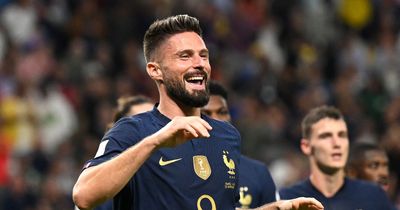 Olivier Giroud calls out Jason Cummings after France shirt swap claim as striker's World Cup takes bizarre twist