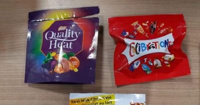 Police seize edible cannabis dealers disguised as Christmas chocolates