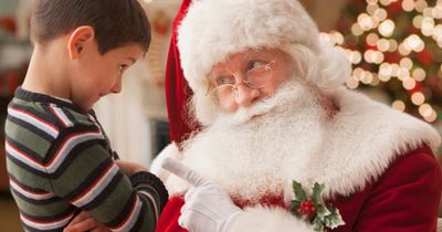 Santa in stitches at boy's cheeky bribe in a bid to get all his presents