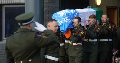 Sean Rooney hailed 'national hero' as heartbroken mum tells funeral of her pride for son