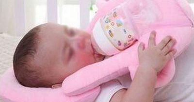 Self-feeding baby pillows banned in Ireland following choking concerns