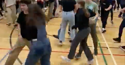 East Lothian video goes viral as huge ceilidh breaks out involving entire school