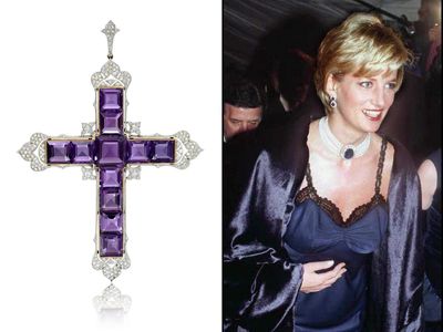 Garrard crucifix pendant worn by Diana to be auctioned for up to £120,000