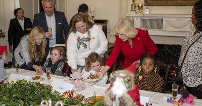 Edinburgh siblings with rare condition enjoy festive day out with Queen Consort